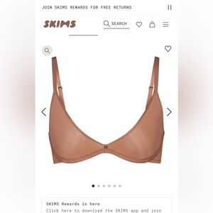 BRAND NEW Skims Weightless Scoop Bra